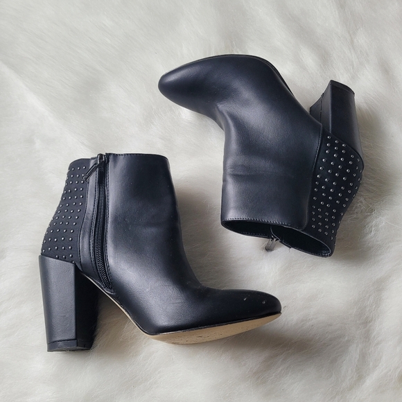 Jessica Simpson Shoes - Jessica Simpson Block Heels Studded Boots size 7.5